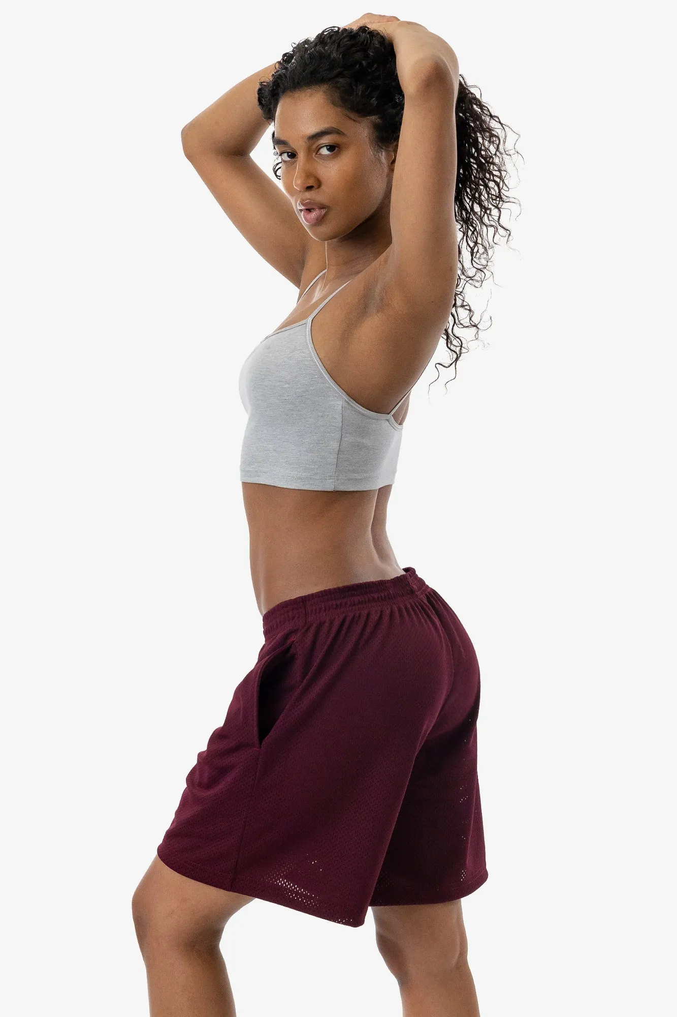 PRM442 - Pro Mesh Gym Shorts sold by los angeles apparel product image thumbnail 3