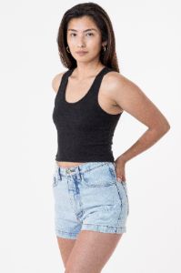 4308 - Baby Rib Crop Tank sold by los angeles apparel