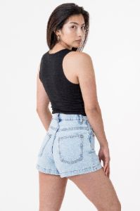 4308 - Baby Rib Crop Tank sold by los angeles apparel