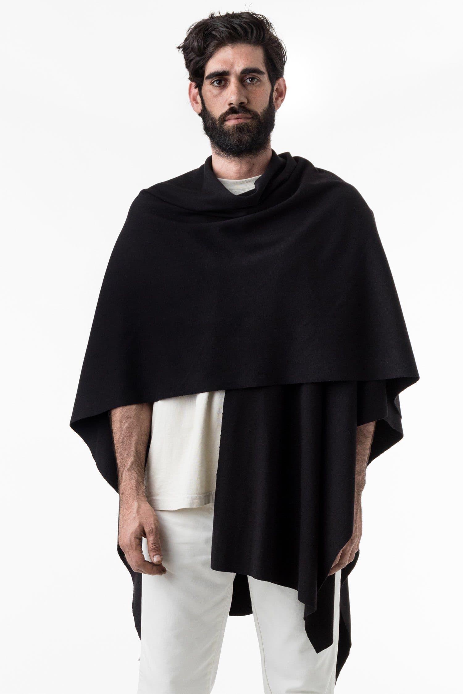 RHFR399GD - Heavy Cotton Rib Poncho sold by los angeles apparel product image thumbnail 2