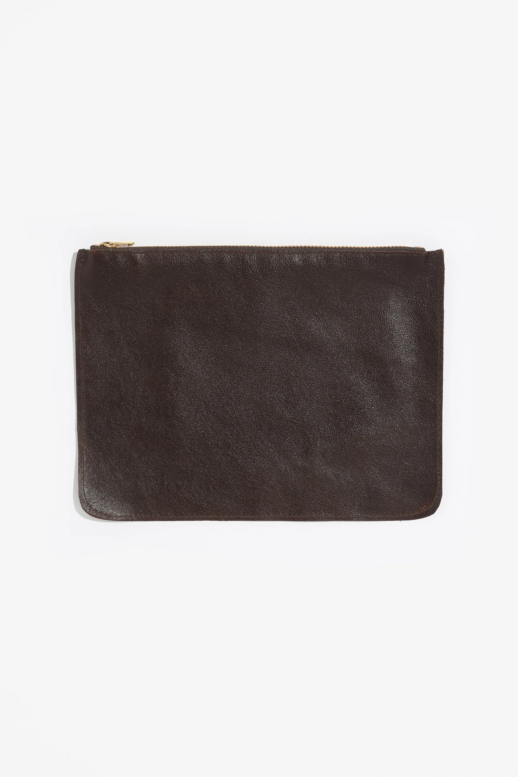 RLH3434 - Small Leather Zip Pouch sold by los angeles apparel product image thumbnail 4