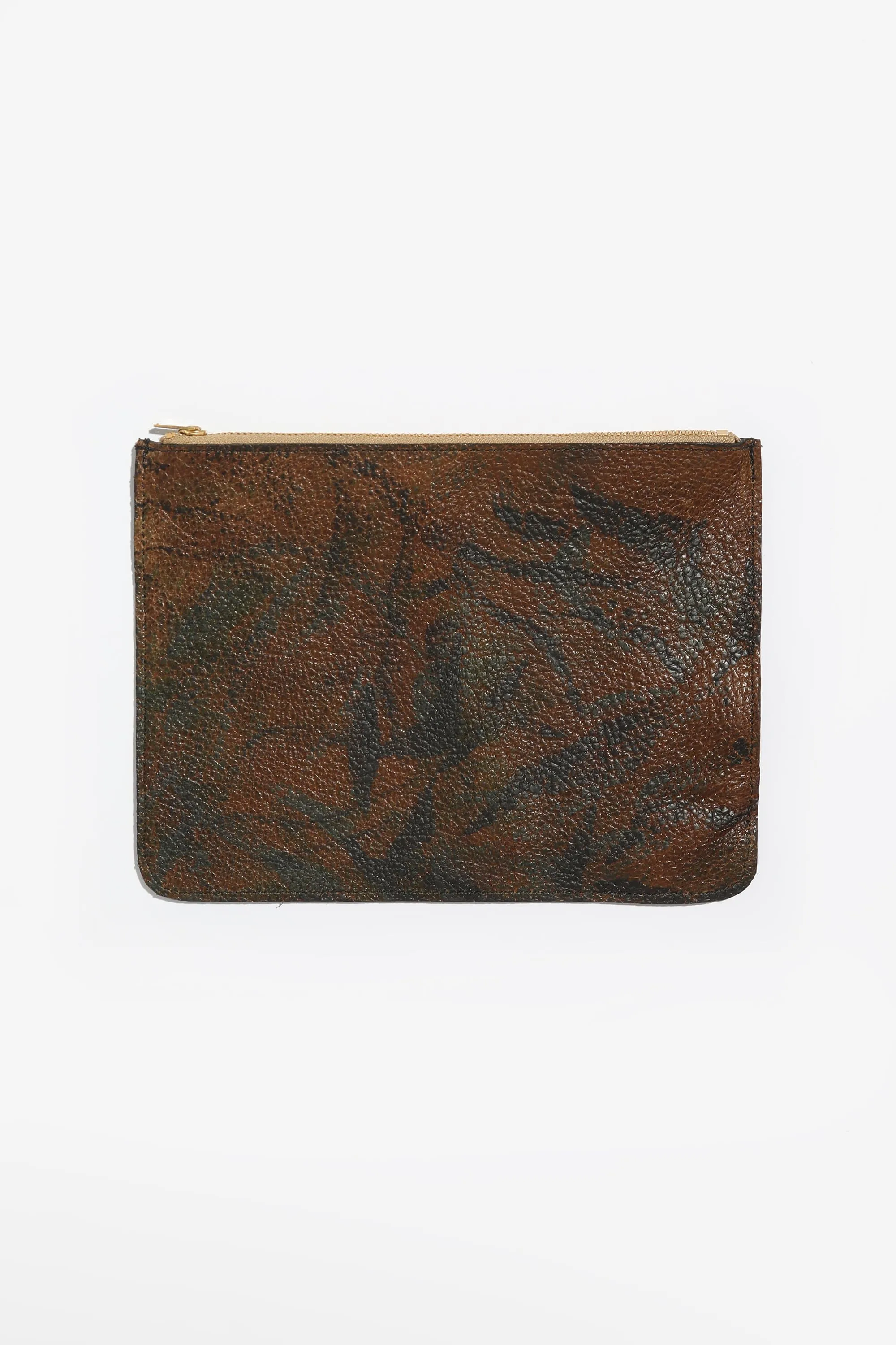 RLH3434 - Small Leather Zip Pouch sold by los angeles apparel