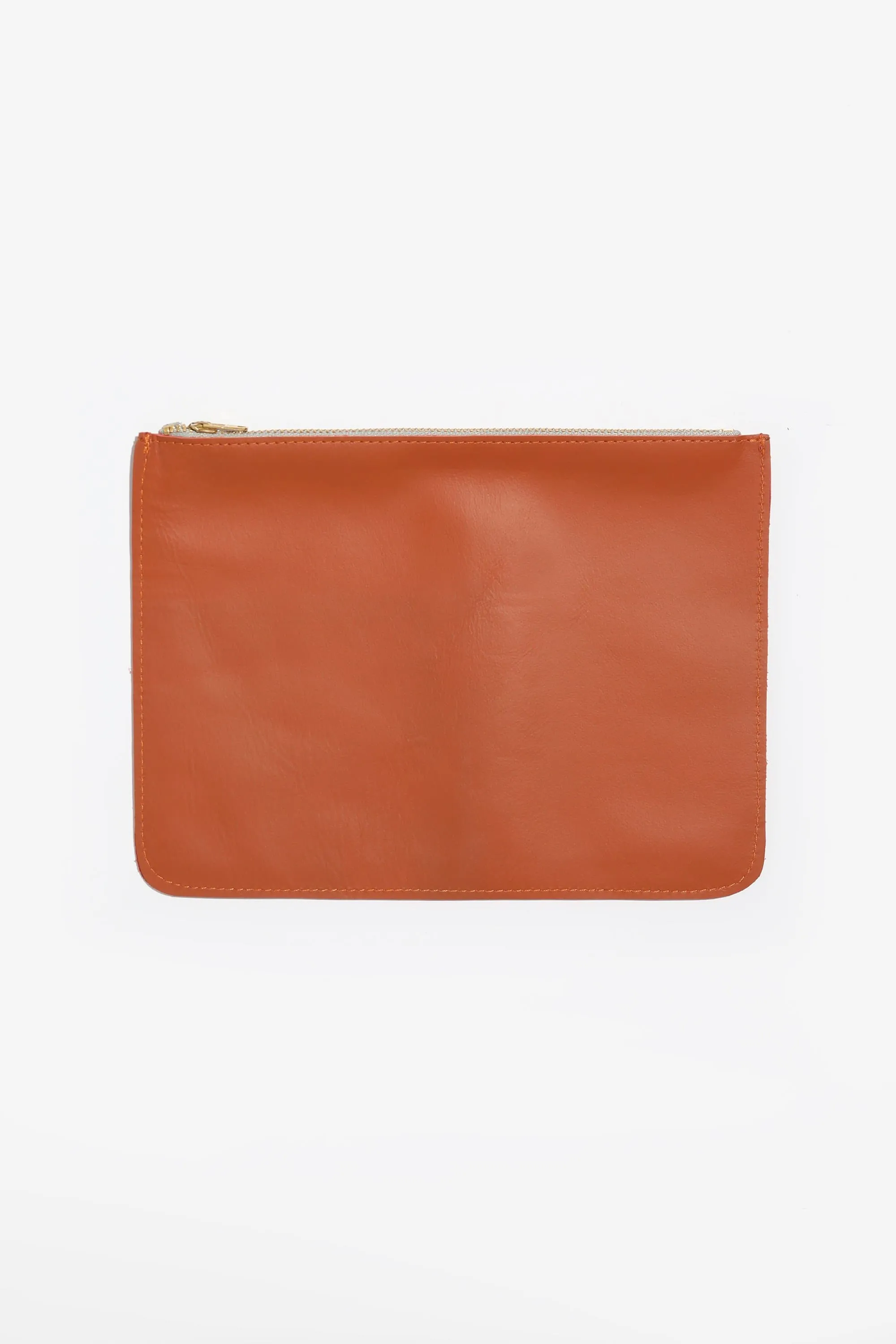 RLH3434 - Small Leather Zip Pouch sold by los angeles apparel product image thumbnail 5