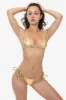 RLA3034 - Lamé Low Rise String Bikini Bottom sold by los angeles apparel