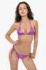 RLA3034 - Lamé Low Rise String Bikini Bottom sold by los angeles apparel