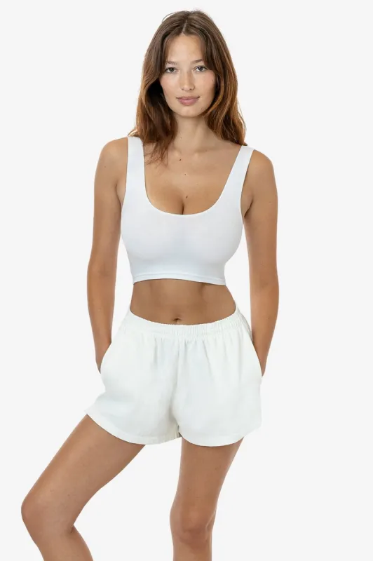 8383 - Cotton Spandex Tank Crop Top sold by los angeles apparel