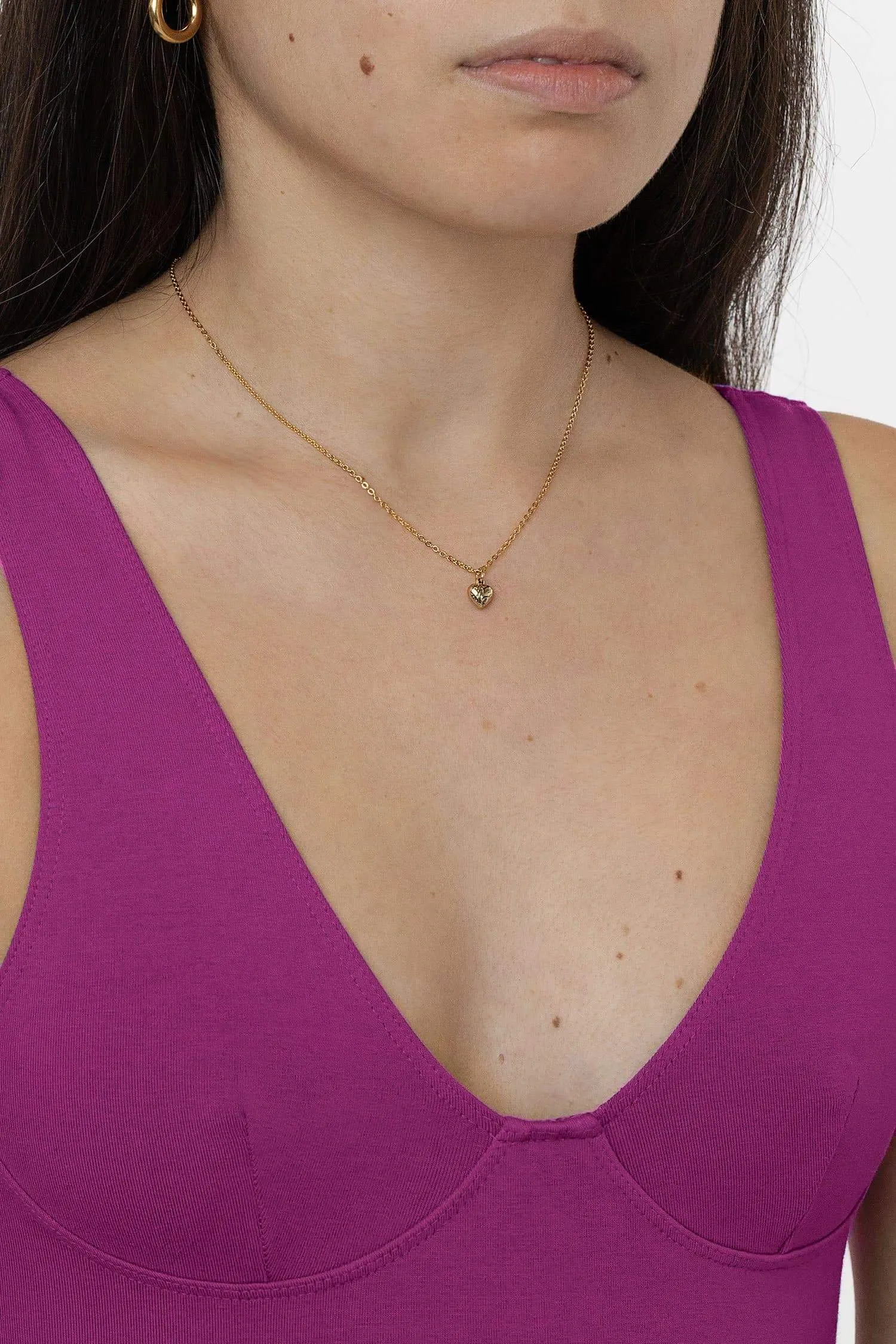 HRCHRMNK - Heart Pendant Necklace sold by los angeles apparel