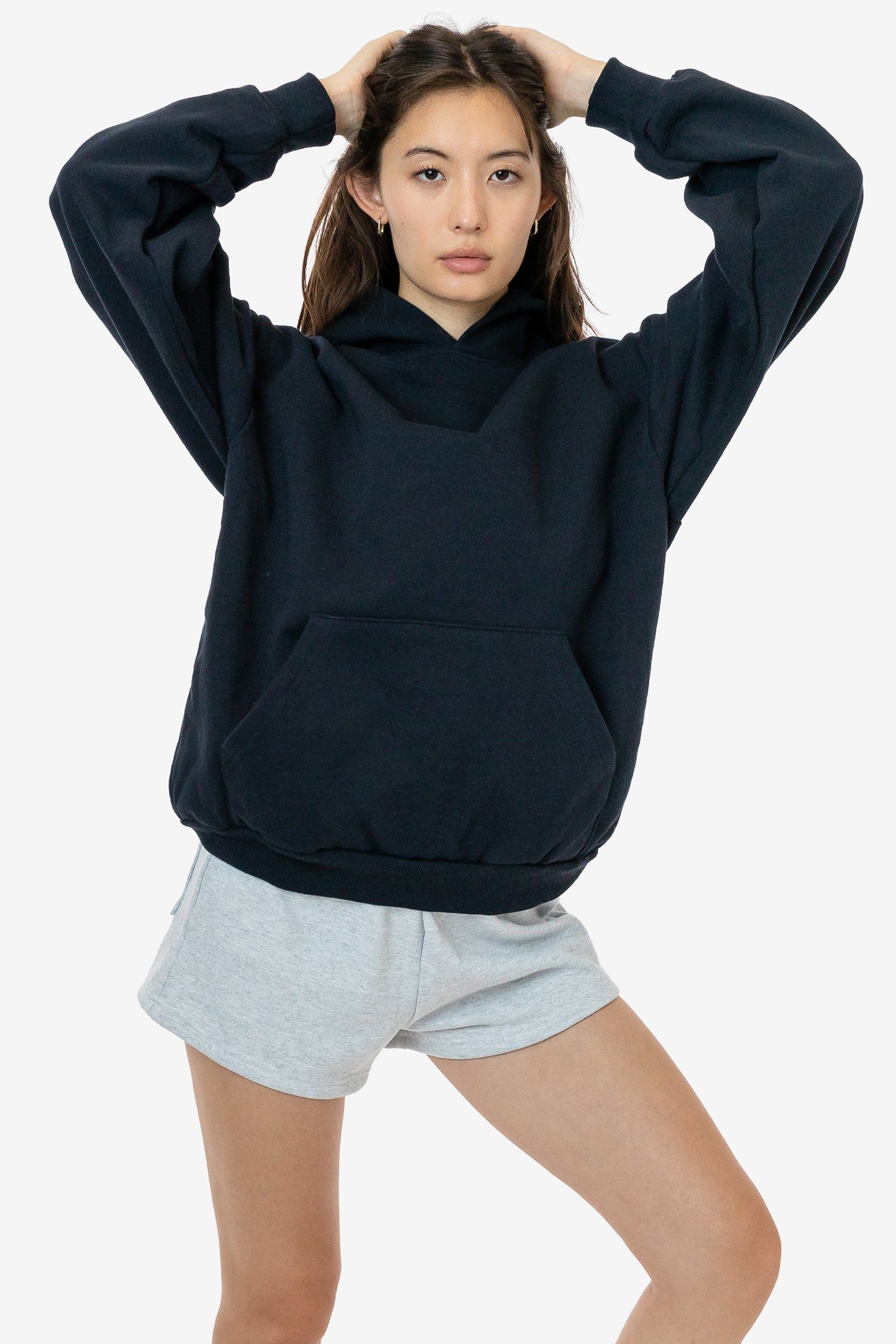 HF-09 Unisex - 14oz. Heavy Fleece Hooded Pullover Sweatshirt sold by los angeles apparel product image thumbnail 2
