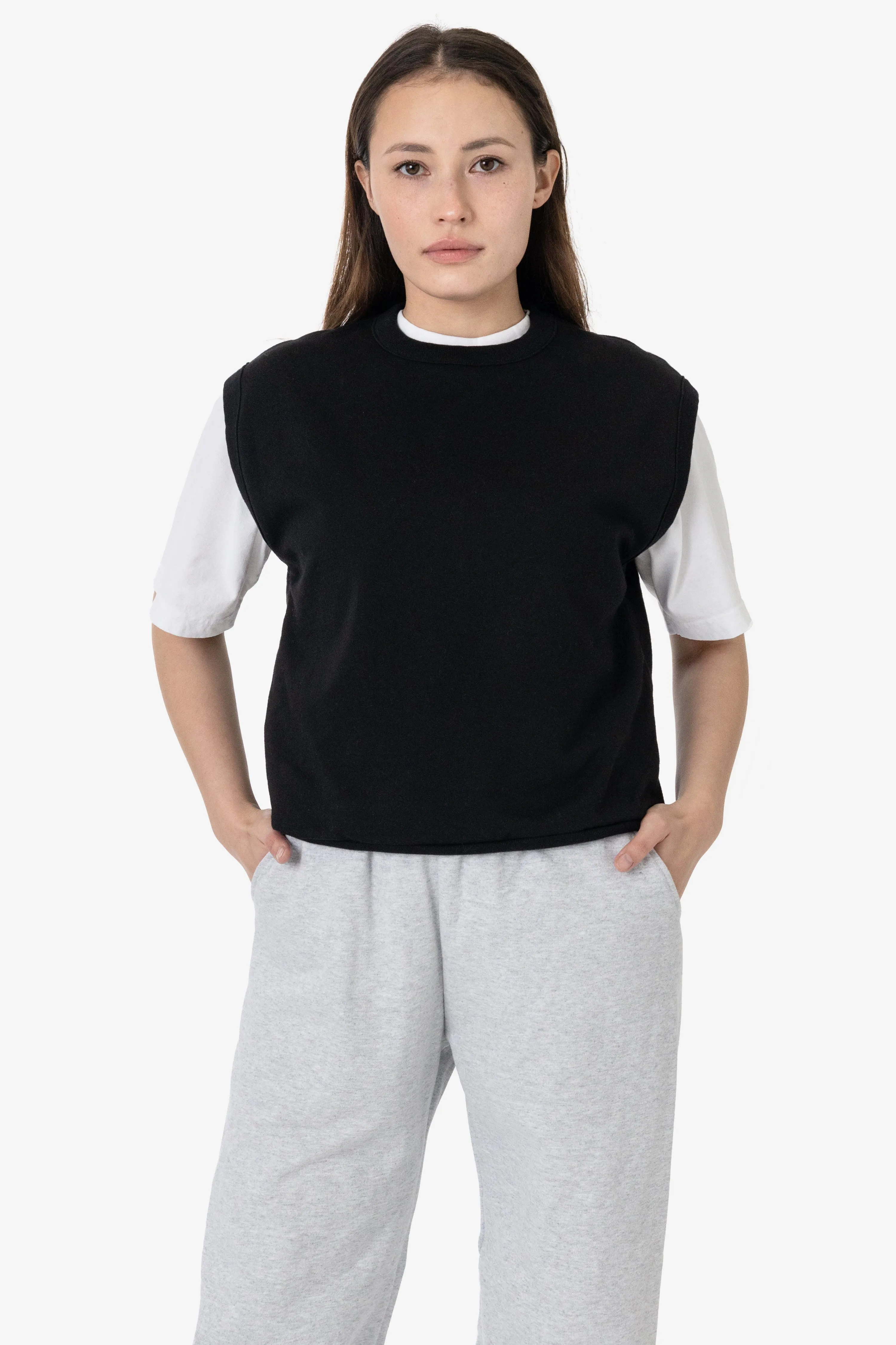 54065 - California Fleece Unisex Vest sold by los angeles apparel