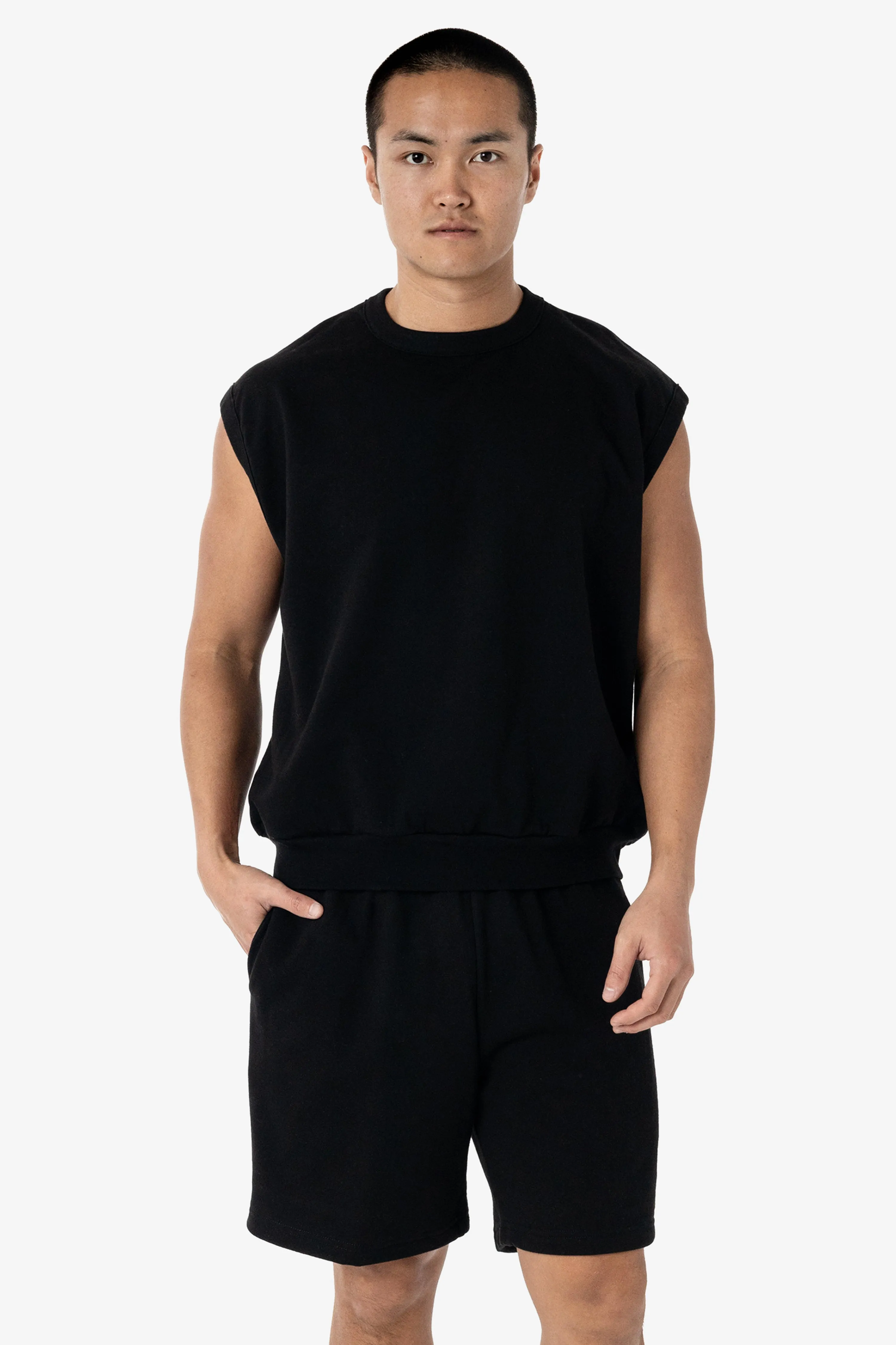 54065 - California Fleece Unisex Vest sold by los angeles apparel product image thumbnail 3