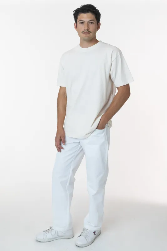 RTWL01 - Twill Work Pants White made by los angeles apparel