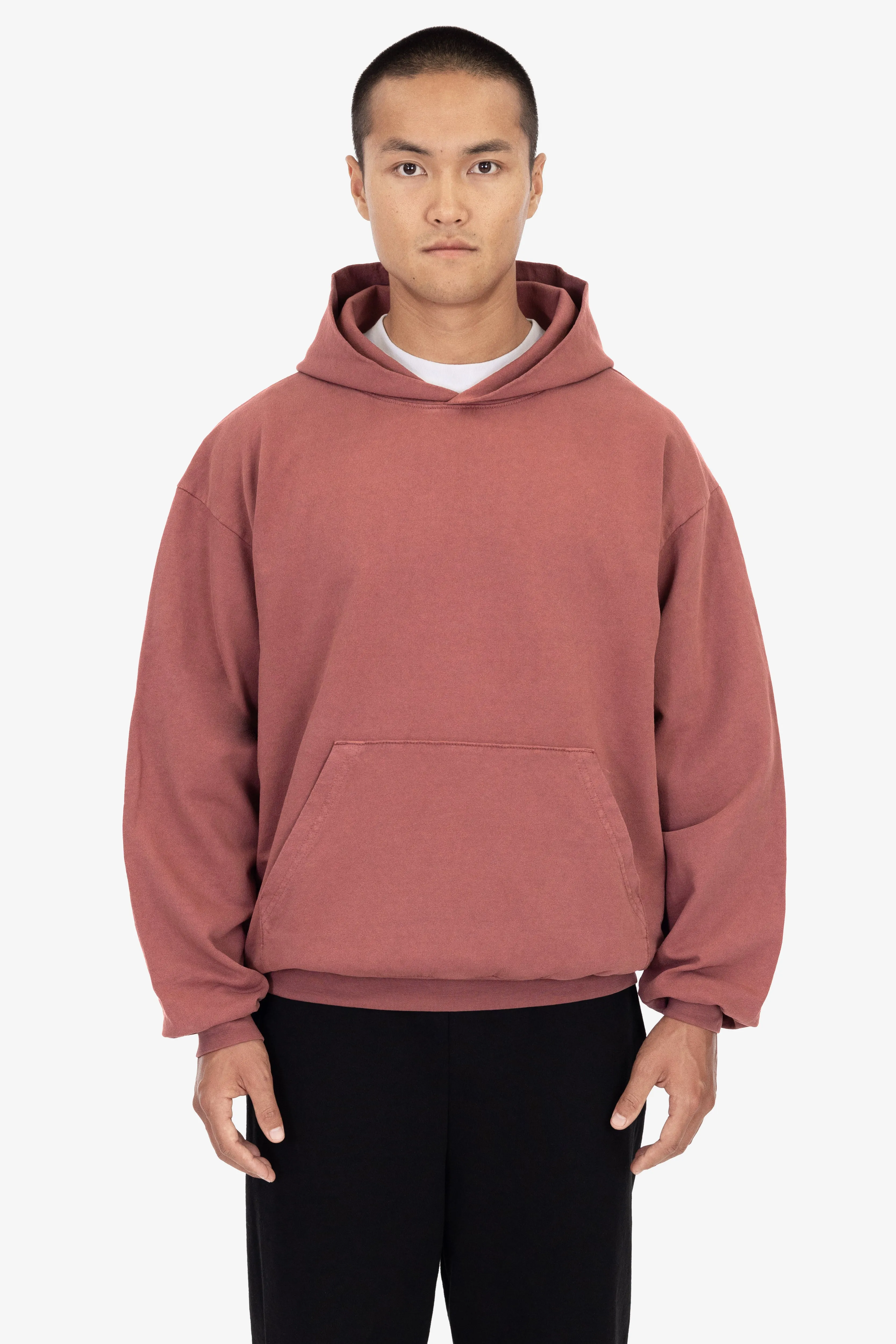 MWT09GD - Long Sleeve Garment Dye French Terry Pullover Hoodie sold by los angeles apparel product image thumbnail 5