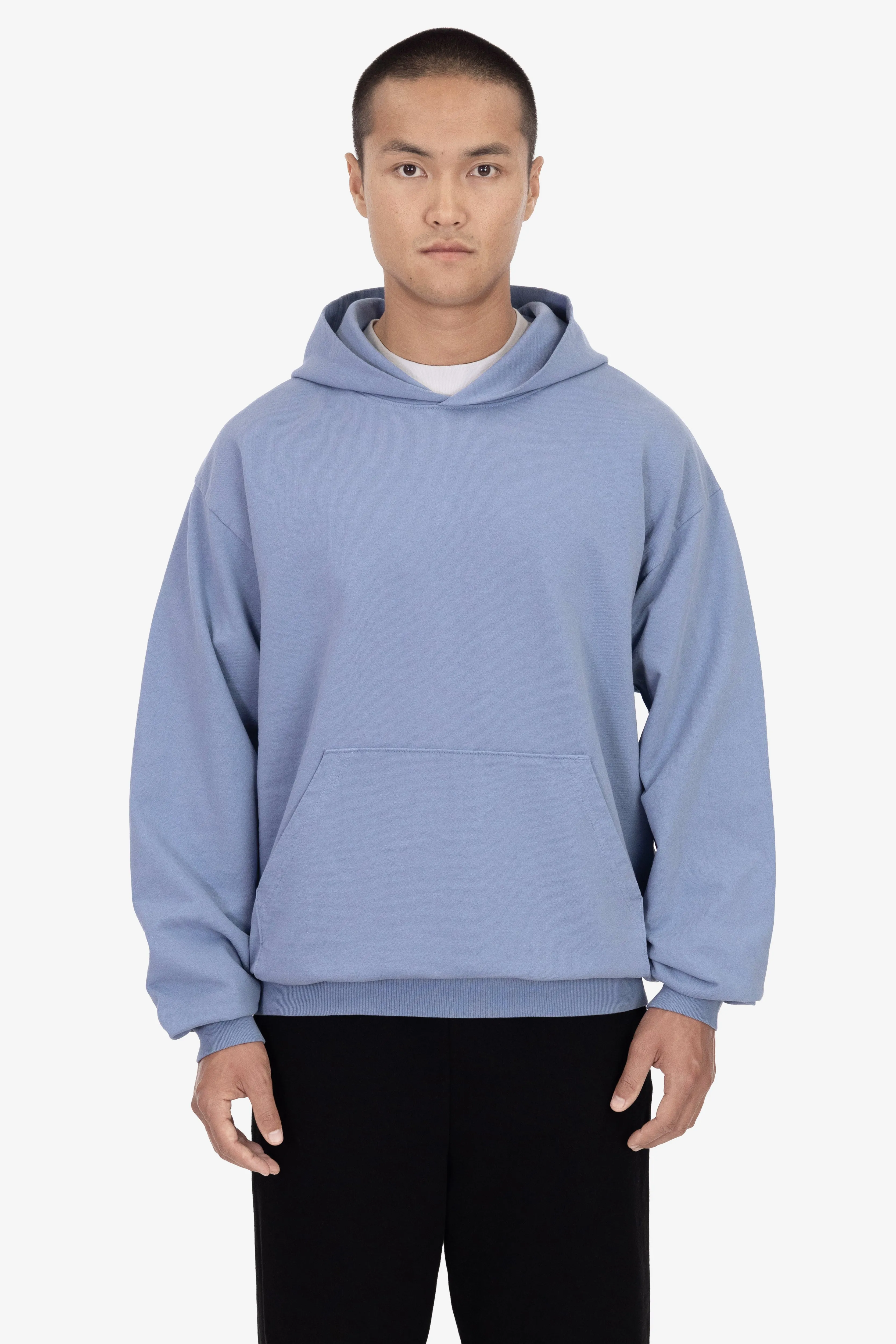 MWT09GD - Long Sleeve Garment Dye French Terry Pullover Hoodie sold by los angeles apparel product image thumbnail 3