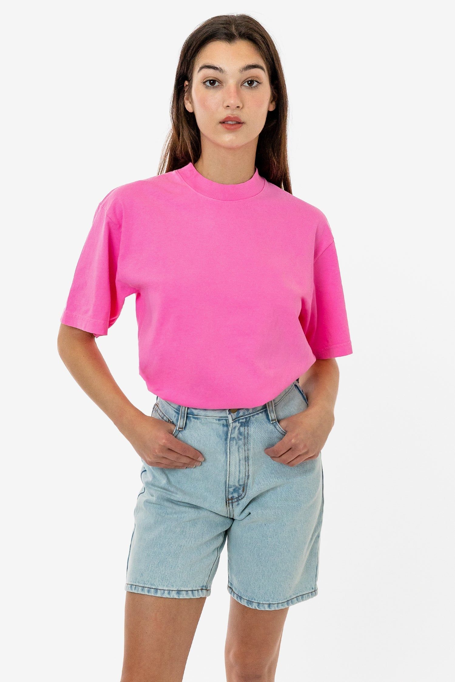 1801NEON Unisex - 6.5oz Garment Dye Crew Neck T-Shirt (NEONS) sold by los angeles apparel product image thumbnail 3