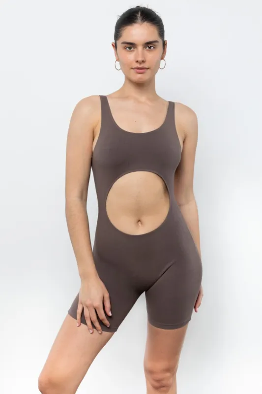 8303GD - Garment Dye Cutout Biketard sold by los angeles apparel