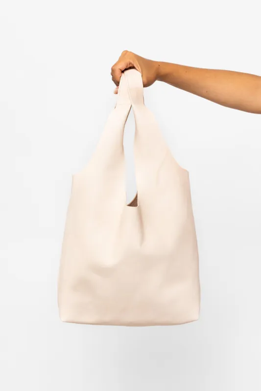 RLH3406 - Monochromatic Leather Shopping Bag sold by los angeles apparel