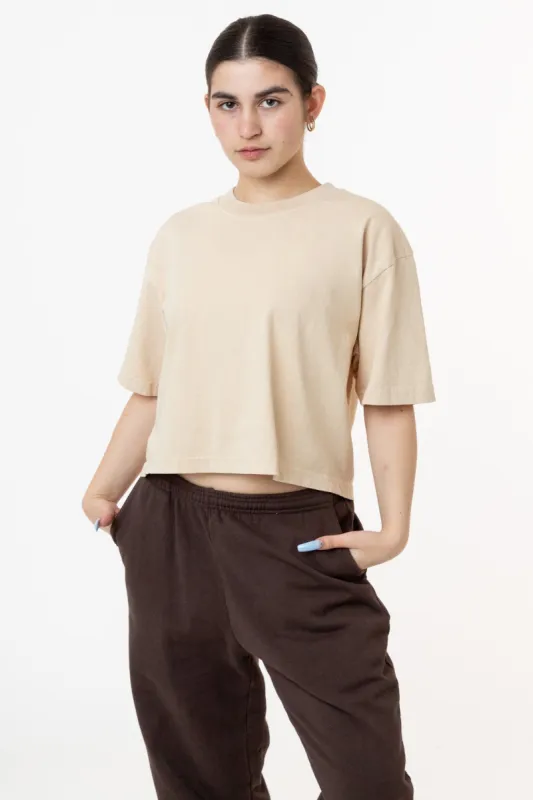 1820GD - Oversized Crop Tee sold by los angeles apparel