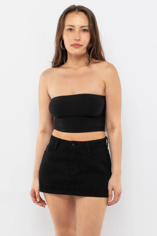 RDNW30 - Denim Micro Mini Skirt sold by los angeles apparel