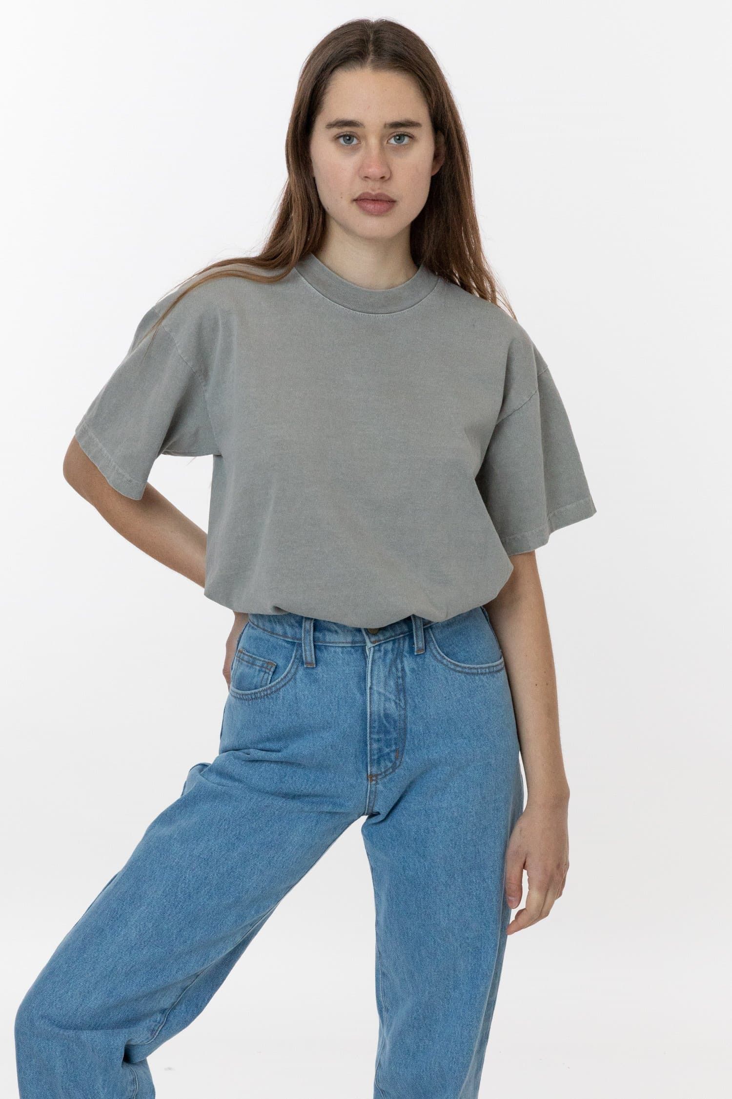 1801GD Unisex - 6.5oz Pigment Dye Crew Neck T-Shirt sold by los angeles apparel product image thumbnail 8