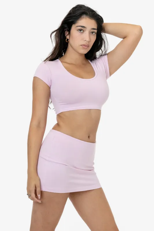 83072GD - Garment Dye Micro Crop Tee sold by los angeles apparel
