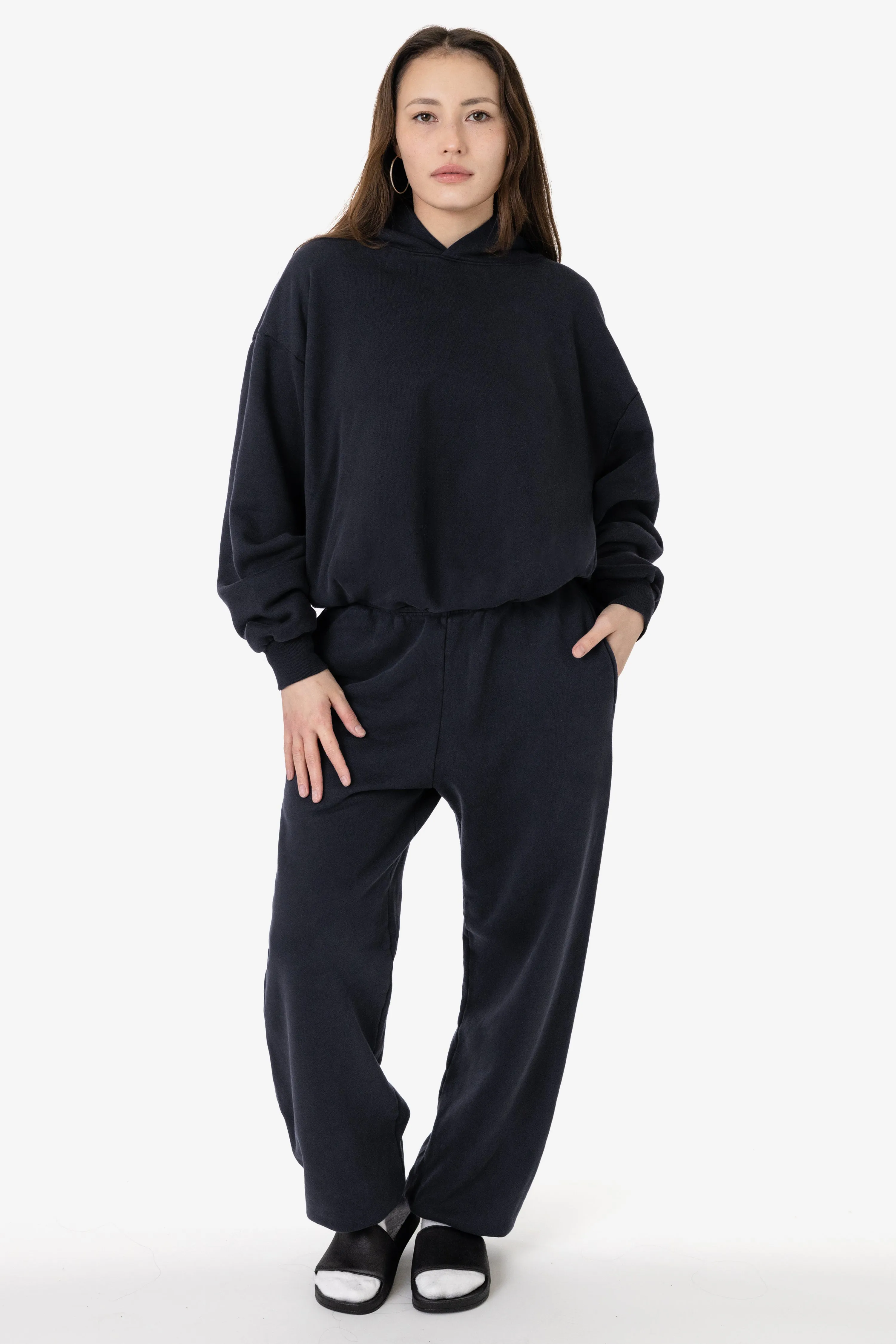 PLU04GD - 16oz. Garment Dye Plush Fleece Sweatpant sold by los angeles apparel product image thumbnail 2