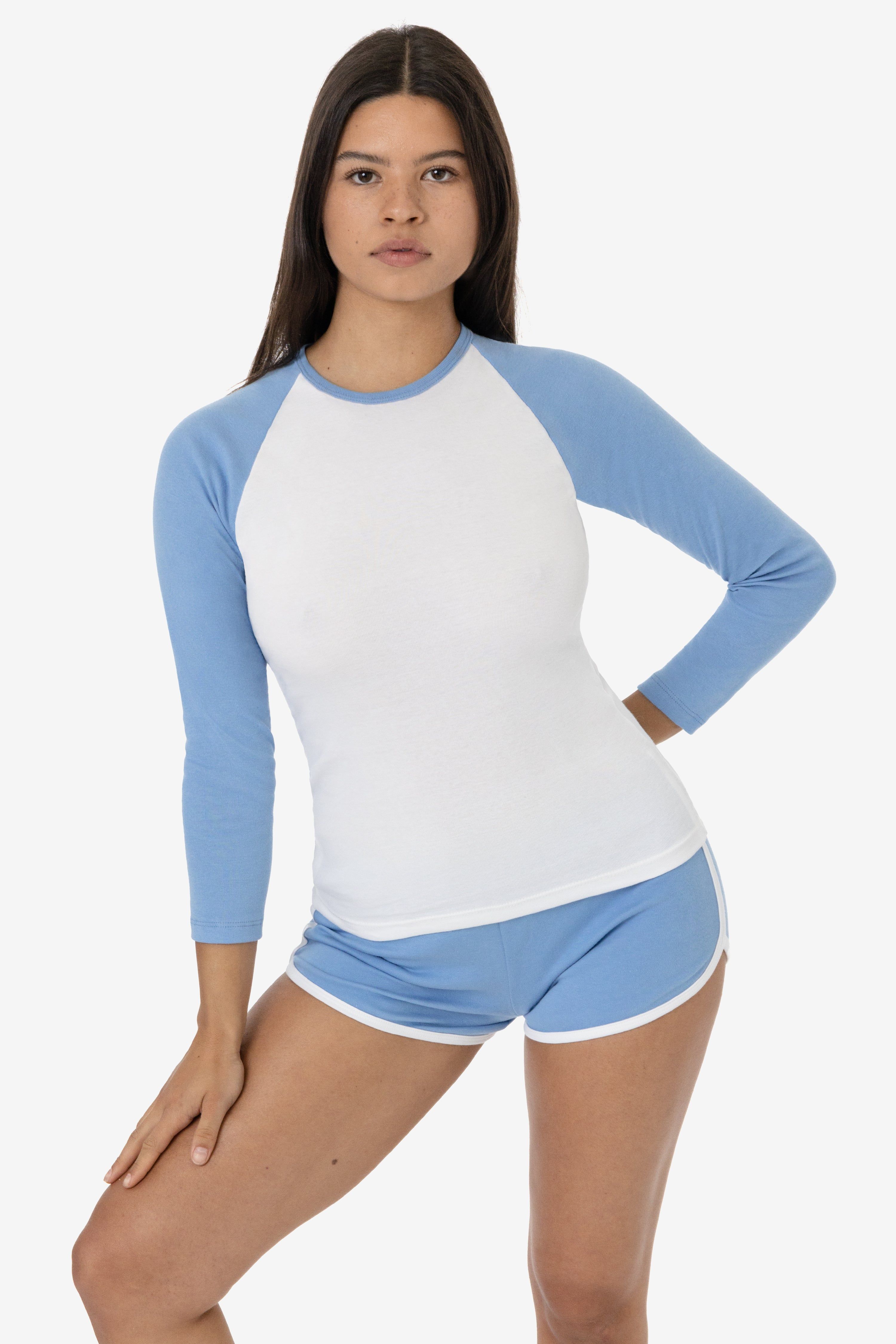 43053 - Baby Rib Long Sleeve Raglan sold by los angeles apparel product image thumbnail 5