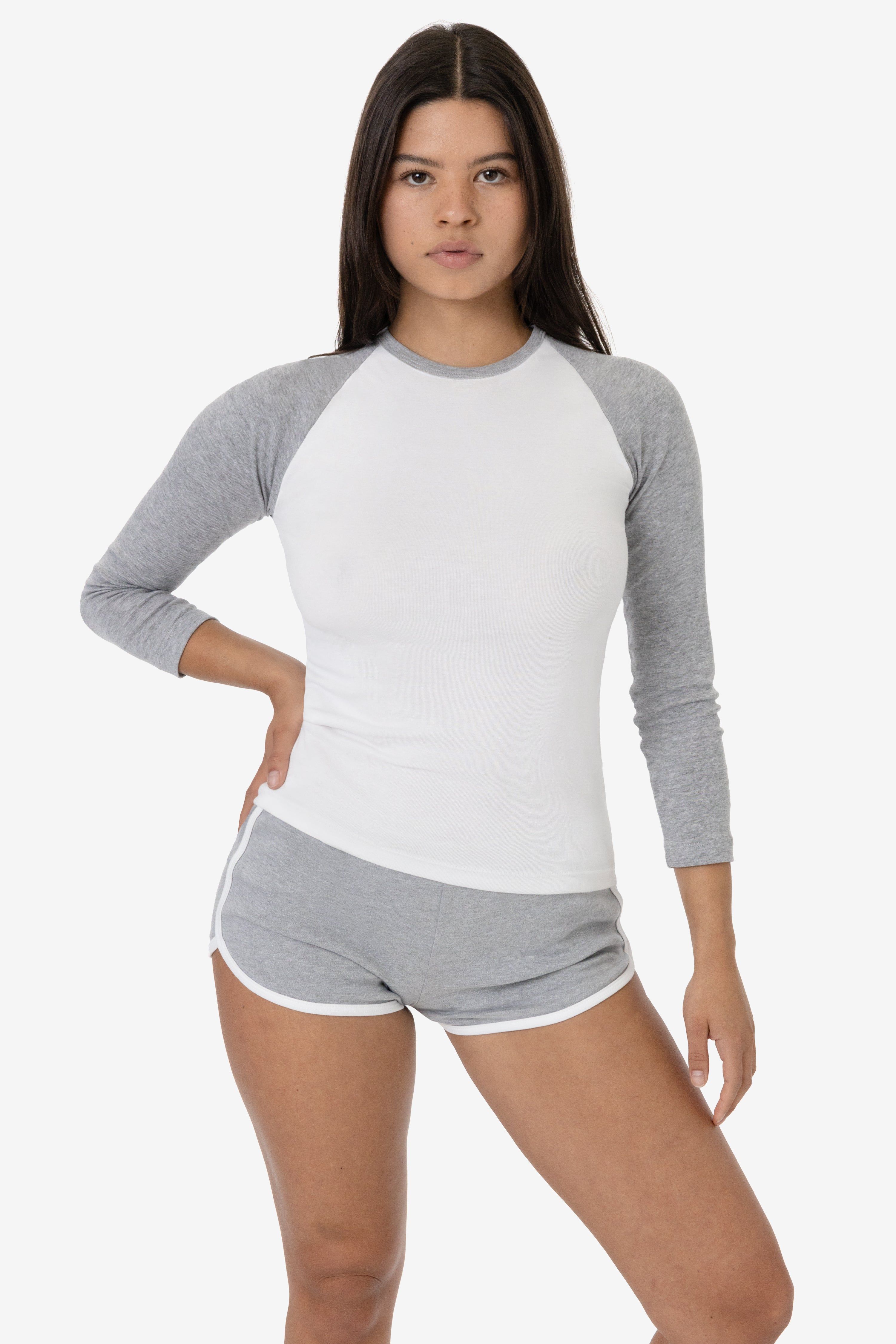 43053 - Baby Rib Long Sleeve Raglan sold by los angeles apparel product image thumbnail 4