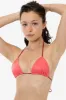 RLH3436 - Leather Nylon String Bikini Top sold by los angeles apparel
