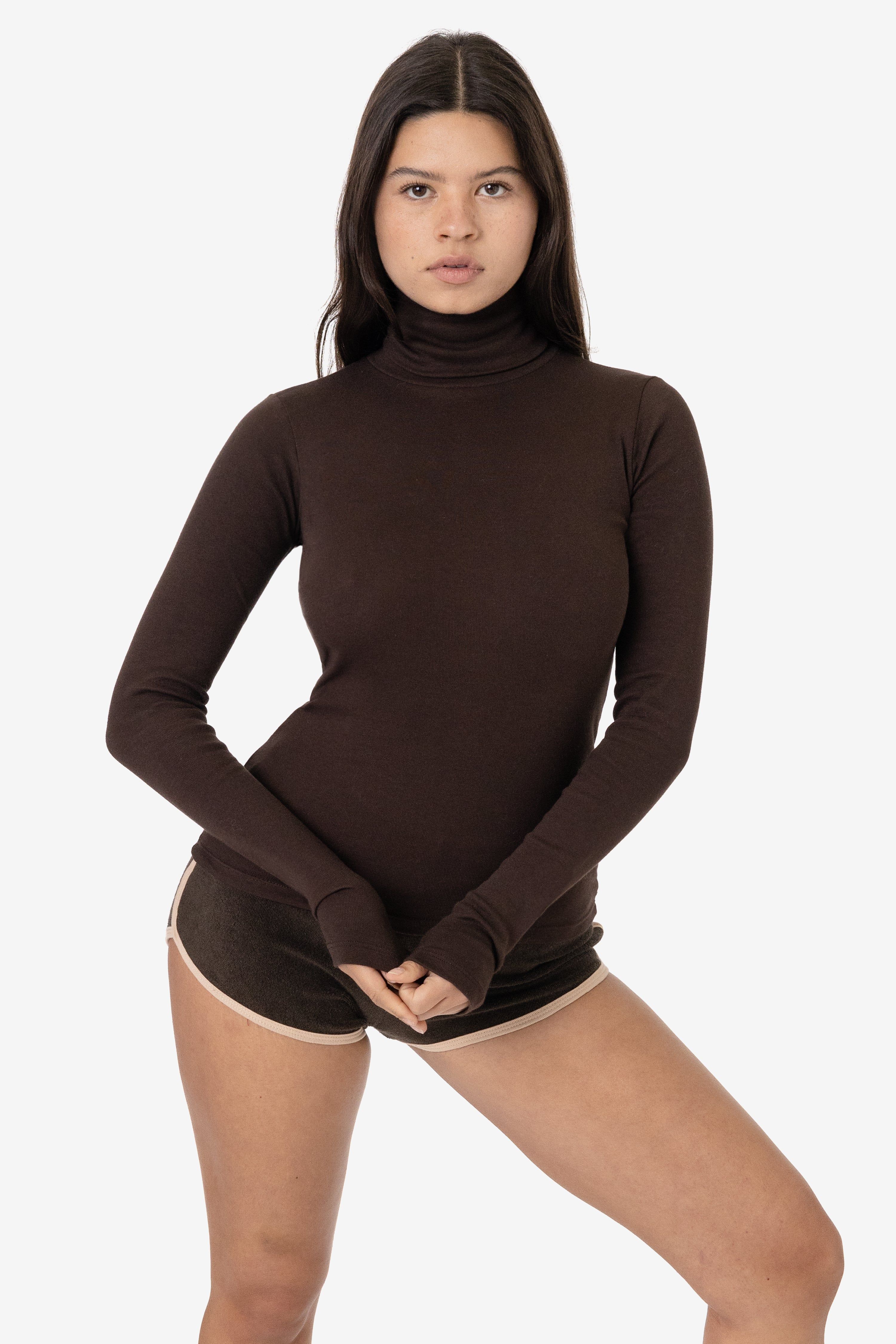 43006 - Baby Rib Turtleneck sold by los angeles apparel product image thumbnail 2