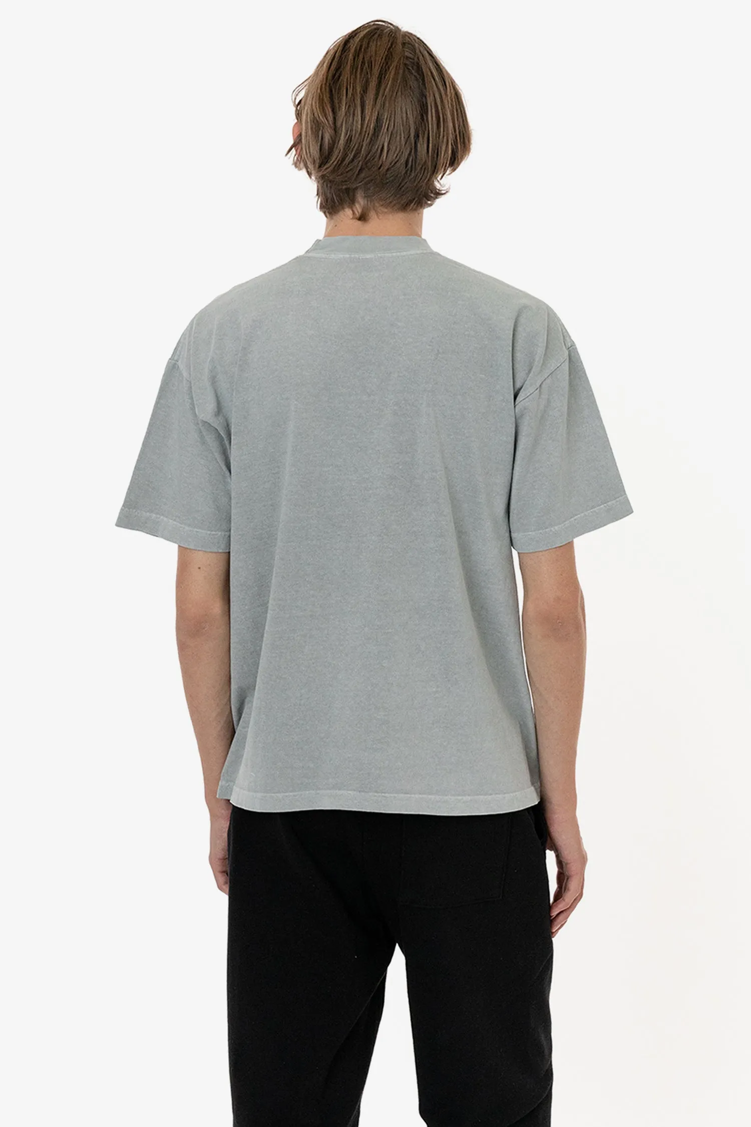 The 1801 - 6.5oz Garment Dye Crew Neck T-Shirt (Pigment Dye) sold by los angeles apparel product image thumbnail 3