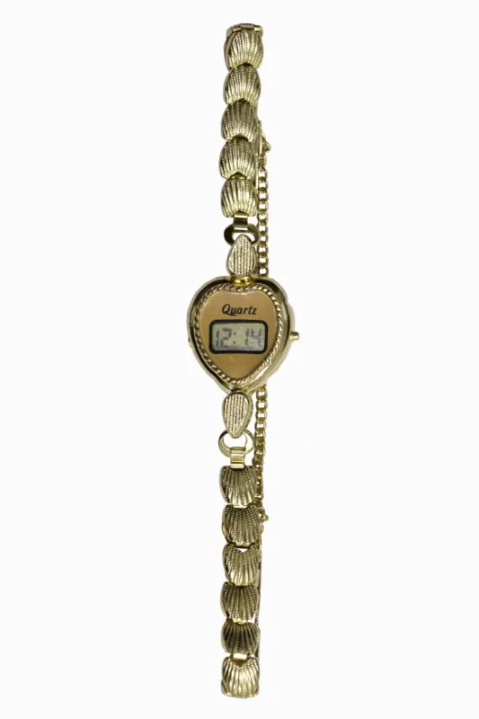 WCHRSHELL - Women's Seashell Heart Watch sold by los angeles apparel