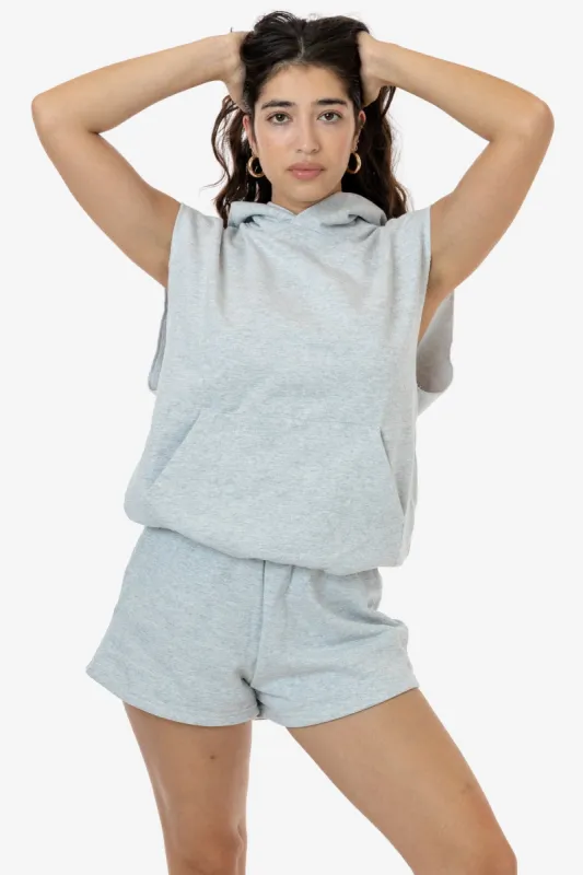 HF-08 Unisex - 14 oz. Heavy Fleece Sleeveless Hooded Pullover sold by los angeles apparel