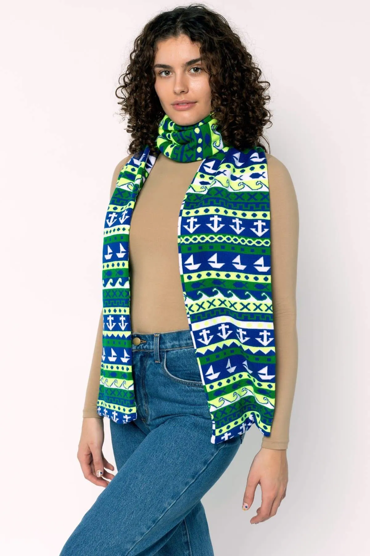 JQSCARF29 - Fisherman Scarf sold by los angeles apparel product image thumbnail 2