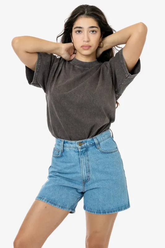 1801MW - 6.5oz Mineral Wash Crew Neck T-Shirt sold by los angeles apparel