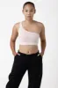 8389GD - Garment Dye One Shoulder Crop Top sold by los angeles apparel