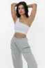 8389GD - Garment Dye One Shoulder Crop Top sold by los angeles apparel