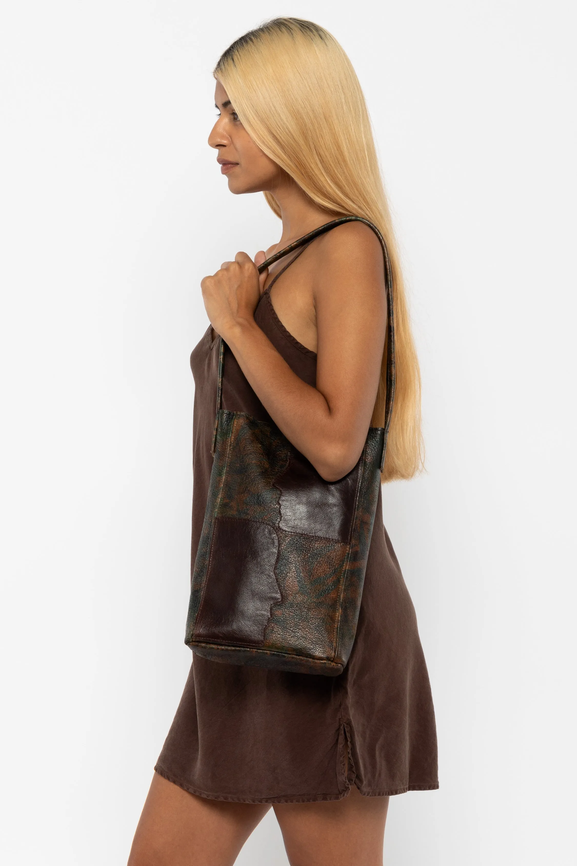 RLH3481 - Double Silhouette Slim Tote sold by los angeles apparel product image thumbnail 5