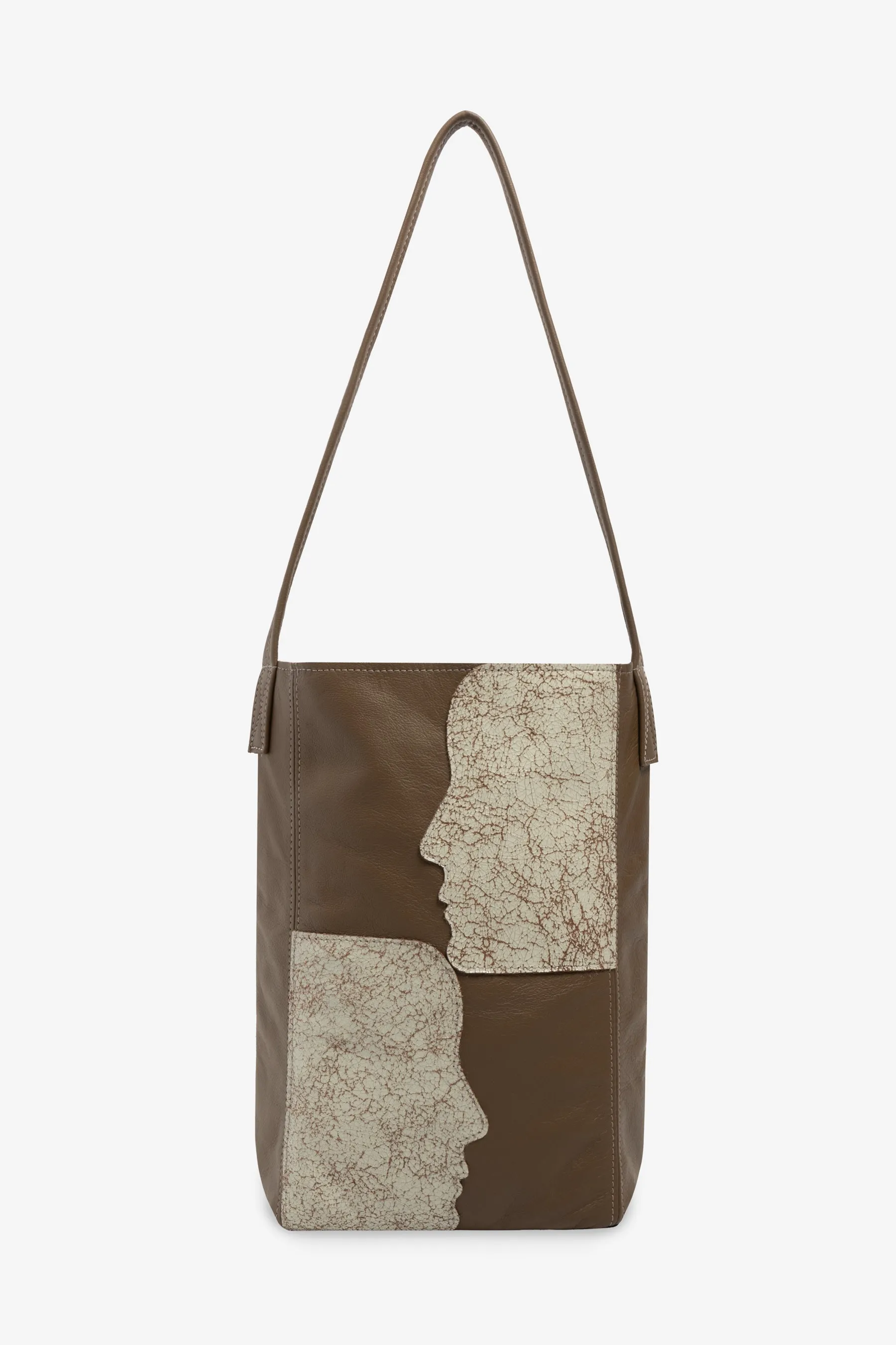 RLH3481 - Double Silhouette Slim Tote sold by los angeles apparel