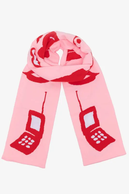 JQSCARF32 - Toll Free Love Scarf sold by los angeles apparel
