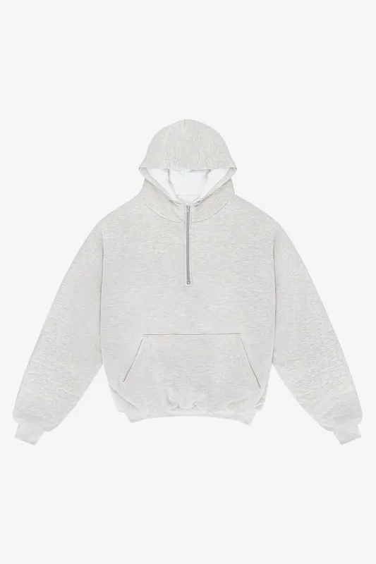 SF4249 Mix - Scour Fleece Puffy Half-Zip Hoodie sold by los angeles apparel