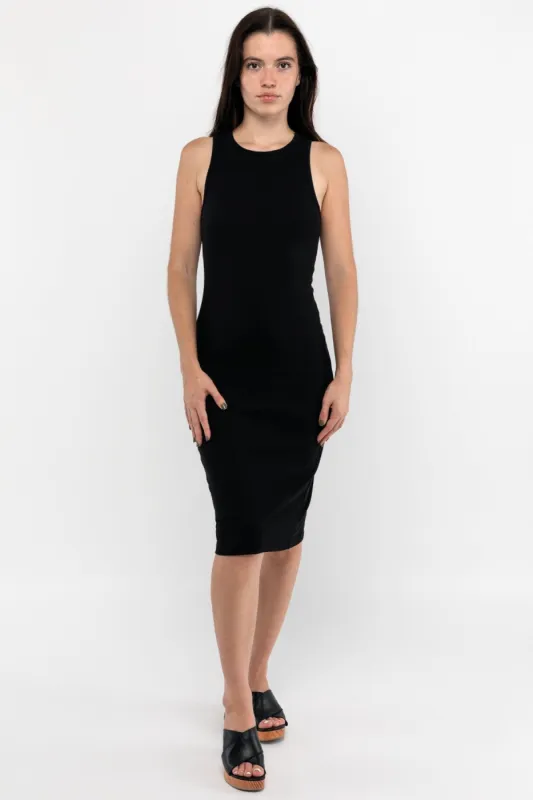 43240GD - Manantial Baby Rib Midi Dress sold by los angeles apparel