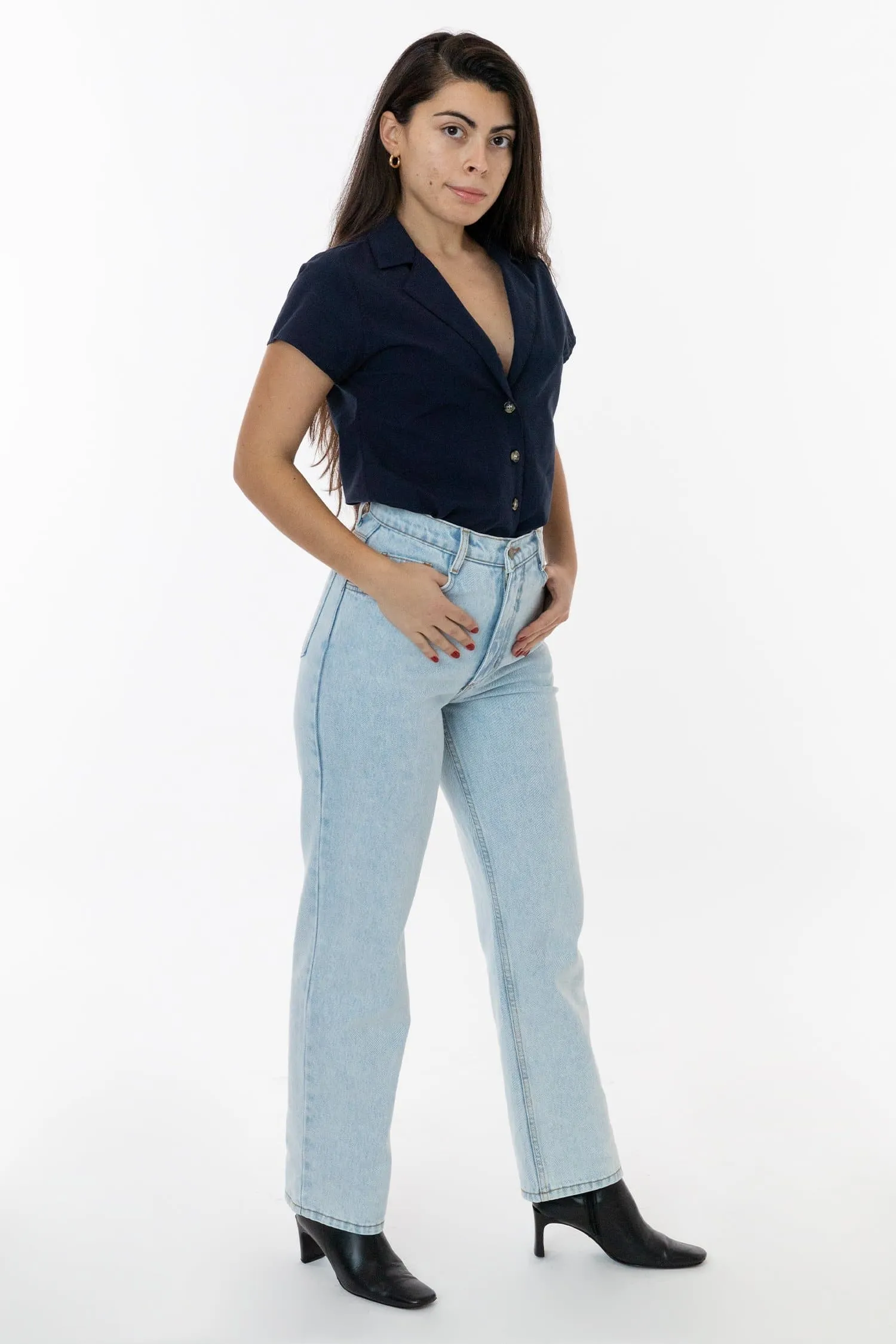 RDNW08 - Straight Leg High Waisted Jean sold by los angeles apparel