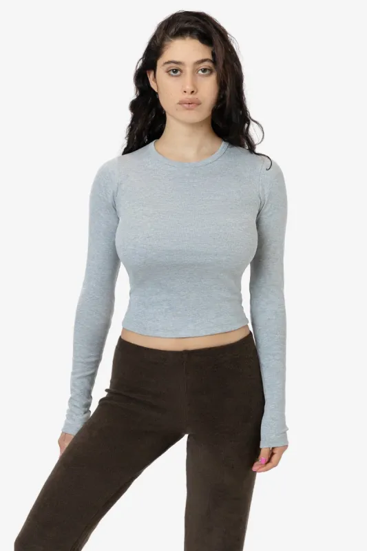43007 - Baby Rib Long Sleeve Crewneck Tee sold by los angeles apparel