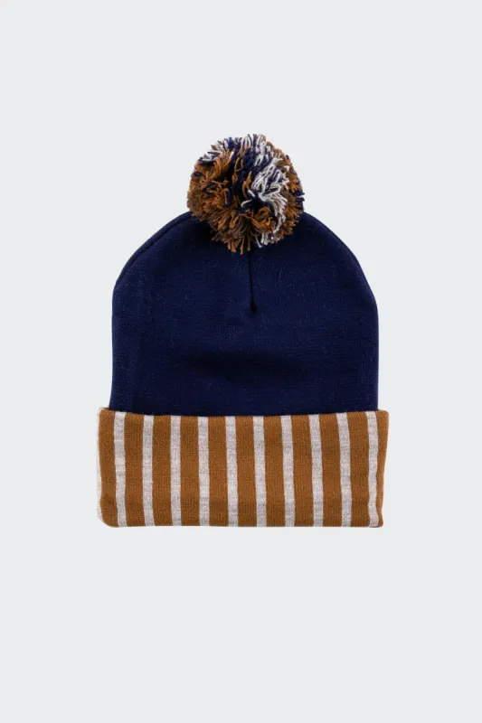 JQBEANIE07 - Stripe Cuff Beanie sold by los angeles apparel