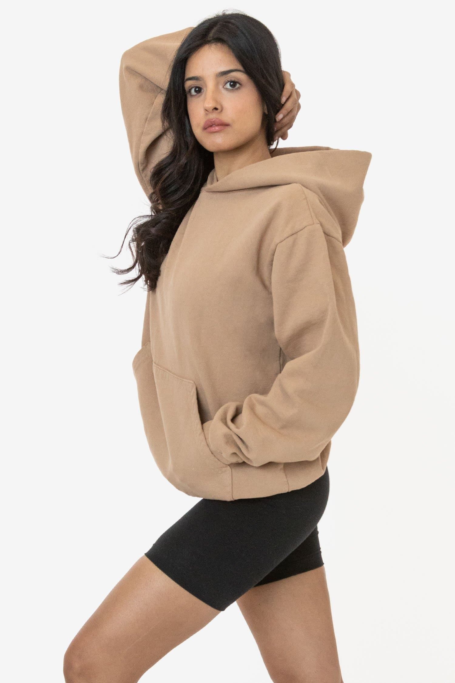 HF09GD Unisex - Garment Dye 14oz. Heavy Fleece Hooded Pullover Sweatshirt (New & Now) sold by los angeles apparel product image thumbnail 4