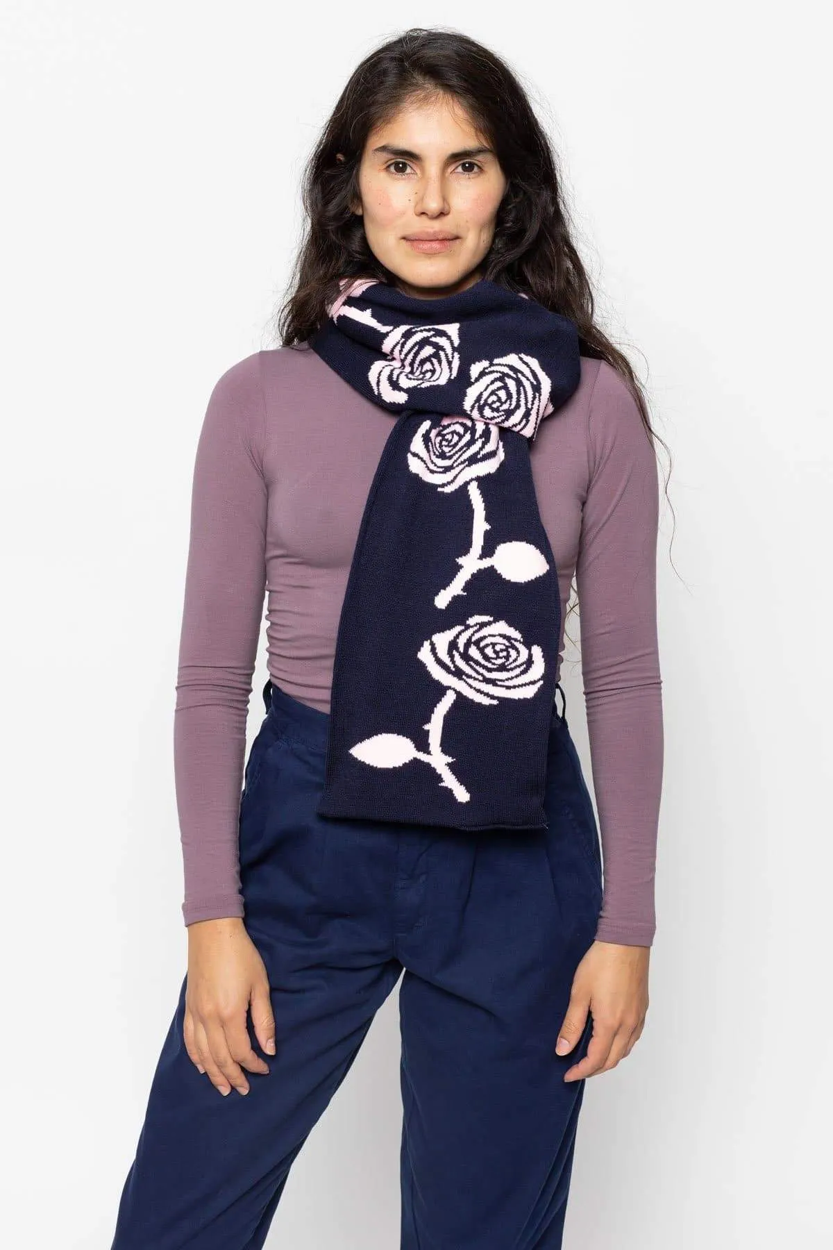 JQSCARF05 - Rose Scarf sold by los angeles apparel product image thumbnail 5