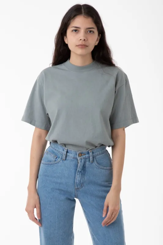 1405GD Unisex - Short Sleeve Garment Dye Mockneck T-Shirt sold by los angeles apparel