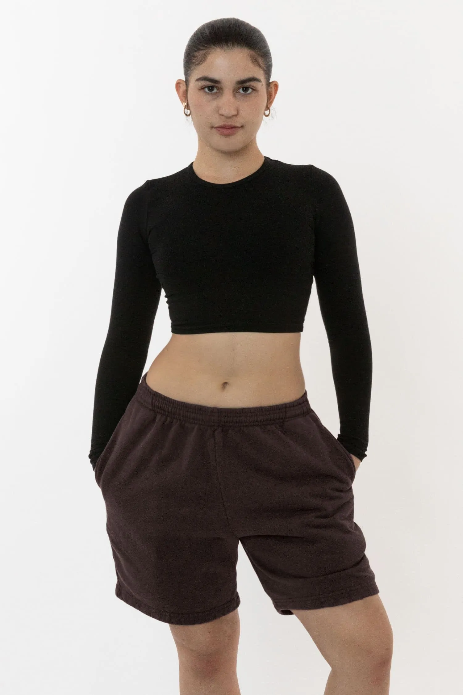 HF02 - Heavy Fleece Sweat Short (Garment Dye) sold by los angeles apparel product image thumbnail 2