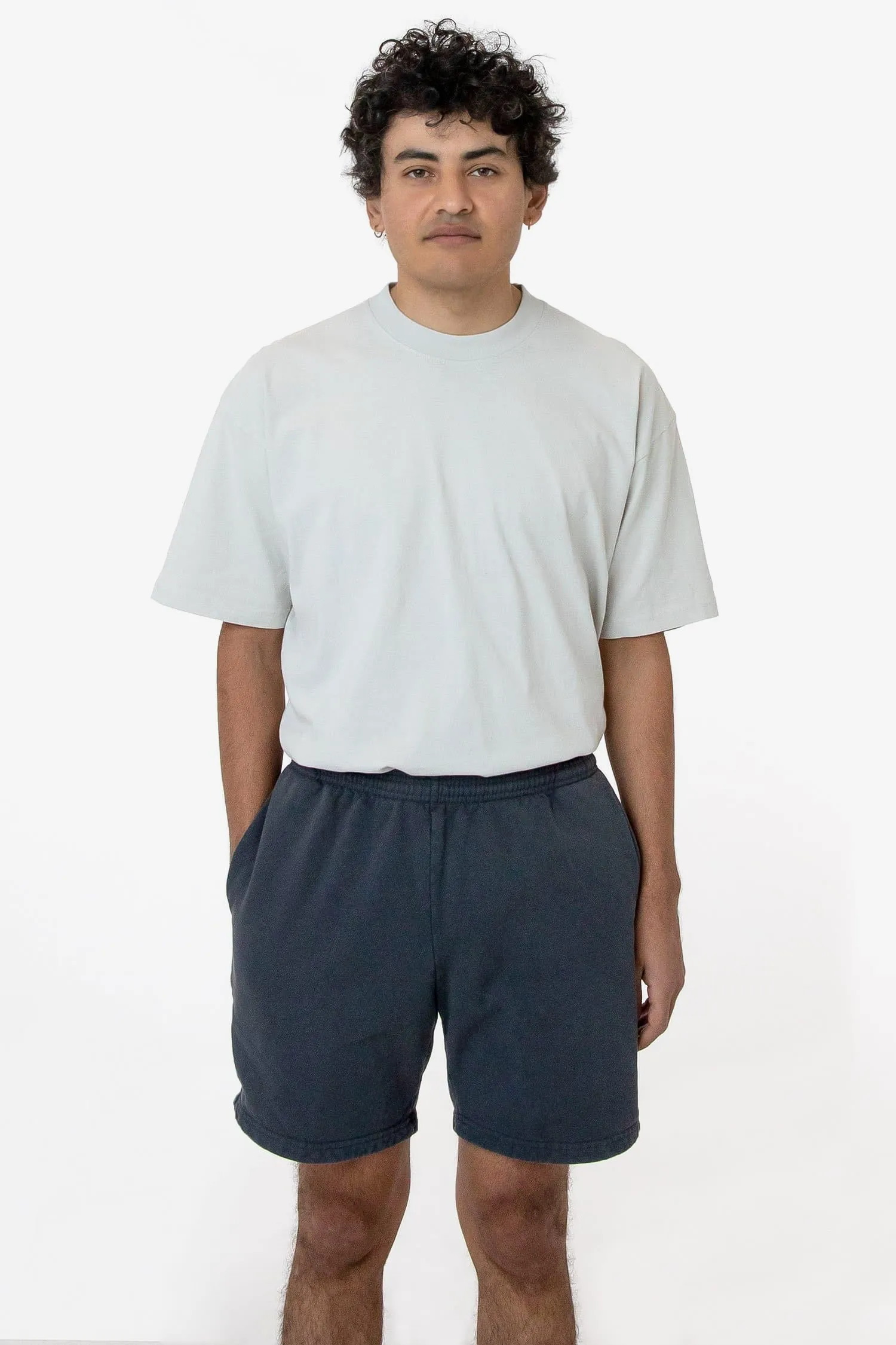 HF02 - Heavy Fleece Sweat Short (Garment Dye) sold by los angeles apparel product image thumbnail 3