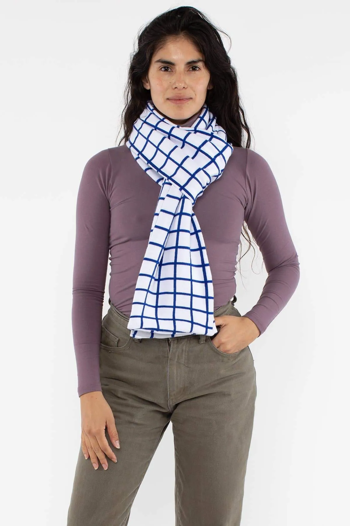 JQSCARF06 - Grid Scarf sold by los angeles apparel product image thumbnail 2